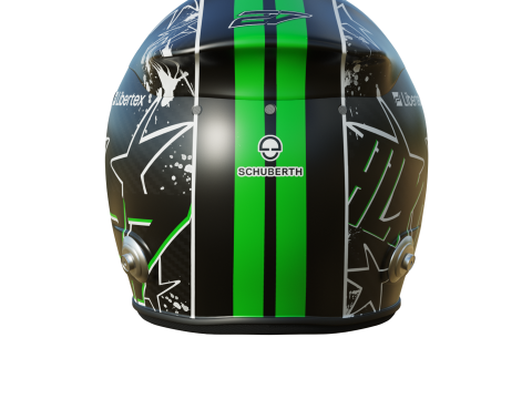 F1 Nico Hulkenberg Helmet 2025 Modello 3D