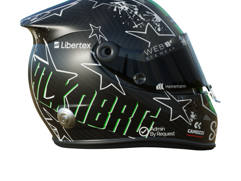 F1 Nico Hulkenberg Helmet 2025 Modello 3D