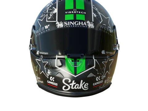 F1 ニコ ヒュルケンベルグ ヘルメット 2025 3Dモデル