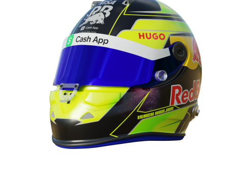 F1 Isack Hadjar Helmet 2025 3D-Modell
