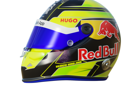 F1 Isack Hadjar Helmet 2025 3D-Modell