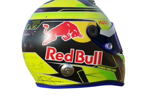F1 Isack Hadjar Helmet 2025 3D Model
