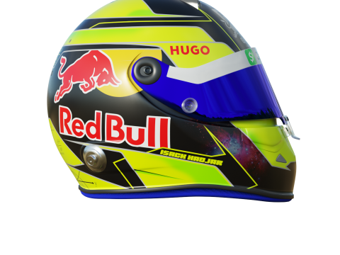 F1 Isack Hadjar Helmet 2025 3D-Modell
