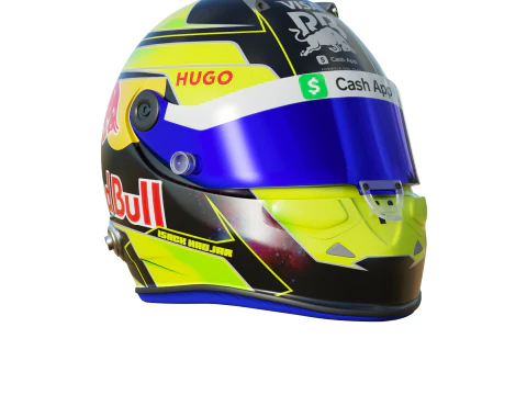 F1 Isack Hadjar Helmet 2025 3D Model
