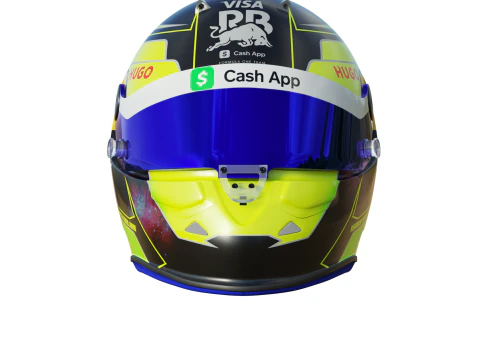 F1 Isack Hadjar Helmet 2025 3D Model