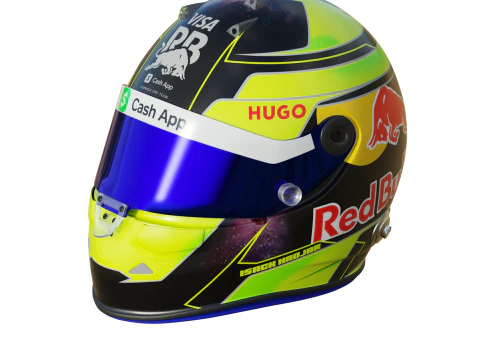 F1 Isack Hadjar Helmet 2025 3D Model