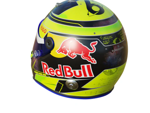 F1 Isack Hadjar Helmet 2025 3D Model
