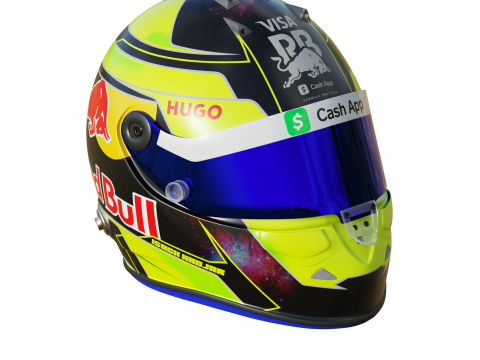 F1 Isack Hadjar Helmet 2025 3D-Modell