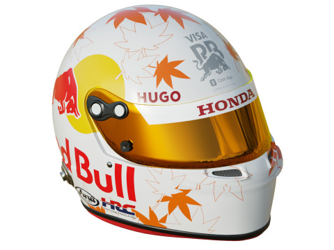 F1 Yuki Tsunoda Helmet 2025 Modello 3D