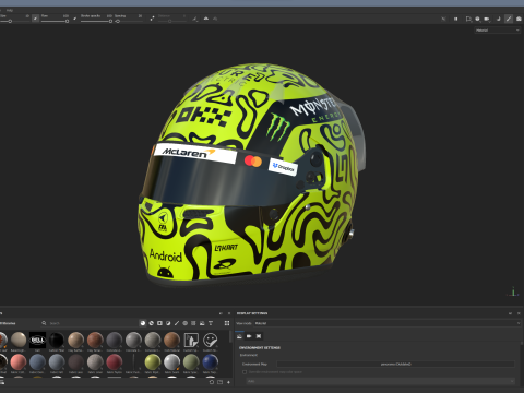 F1 McLaren Racing Suit 2025 3D 模型