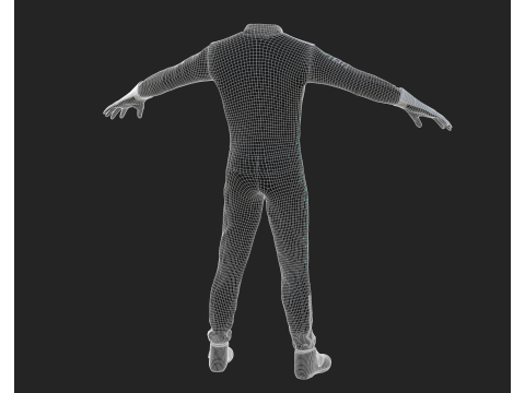 F1 Mercedes Racing Suit 2025 Modèle 3D