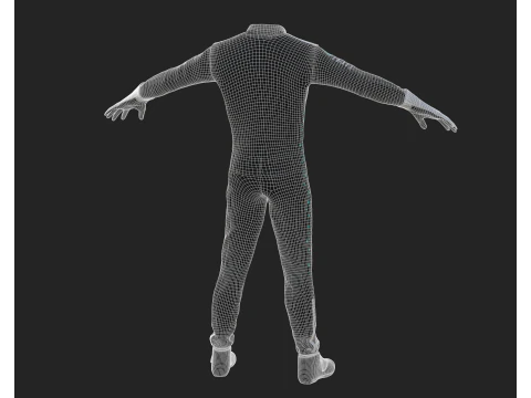 Tuta da gara F1 Mercedes 2025 Modello 3D