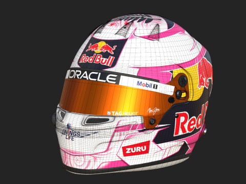 F1 Red Bul Racing Suit 2025 3D Model