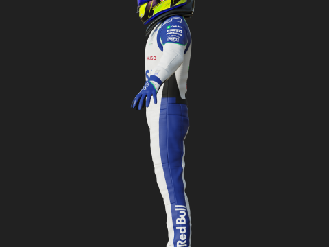 F1 VCARB Racing Suit 2025 3D Модель
