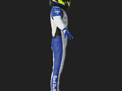 F1 VCARB Racing Suit 2025 3D Модель