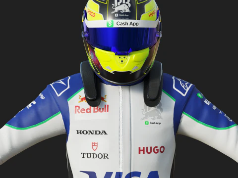 Tuta da gara F1 VCARB 2025 Modello 3D