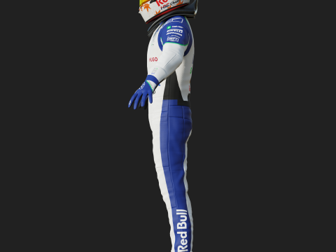 F1 VCARB Racing Suit 2025 3D Модель