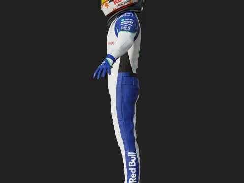 Tuta da gara F1 VCARB 2025 Modello 3D