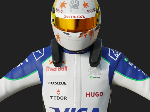 Tuta da gara F1 VCARB 2025 Modello 3D
