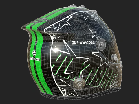 F1 Sauber Racing Suit 2025 3D Model