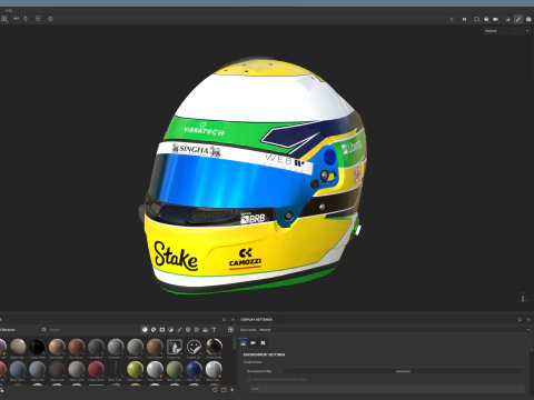 F1 Sauber Racing Suit 2025 3D Model