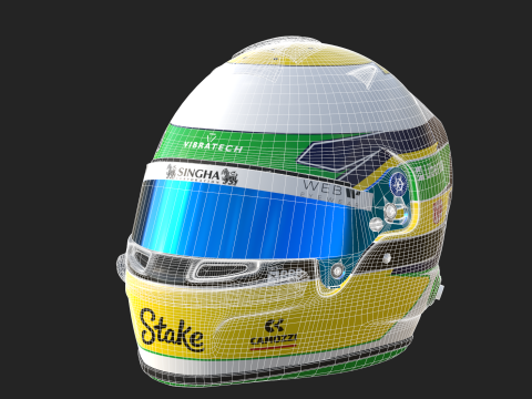 F1 Sauber Racing Suit 2025 Modello 3D