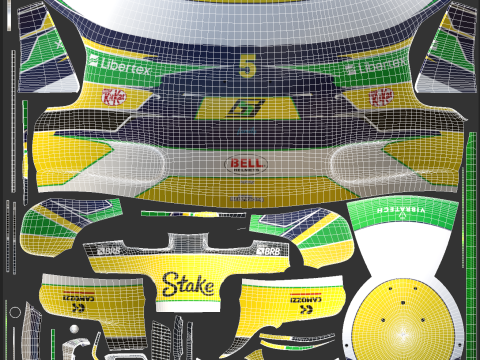 F1 Sauber Racing Suit 2025 Modello 3D