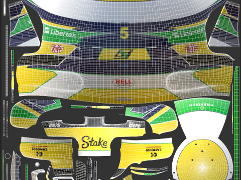 F1 Sauber Racing Suit 2025 3D Model