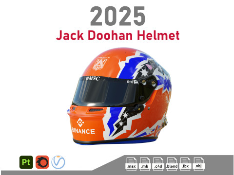 F1 Alpine Racing Suit 2025 3D 모델