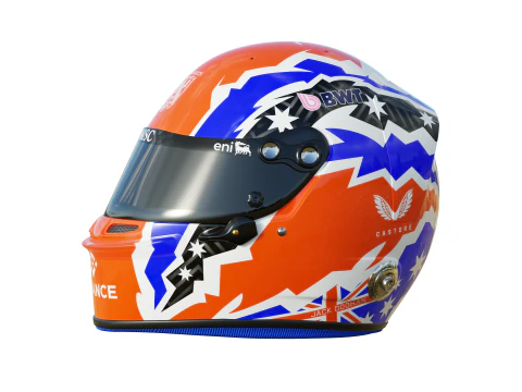 Tuta da corsa alpina F1 2025 Modello 3D