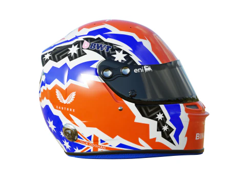 Tuta da corsa alpina F1 2025 Modello 3D