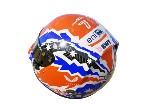 Tuta da corsa alpina F1 2025 Modello 3D