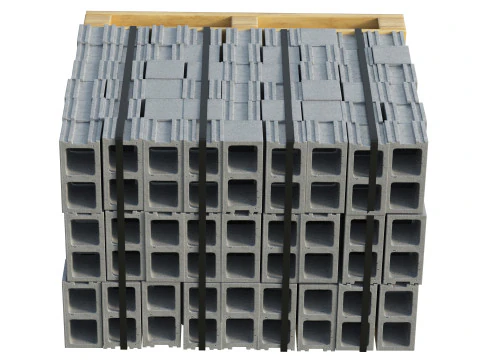 Cinder Blocks Stack On Pallet 3D Model