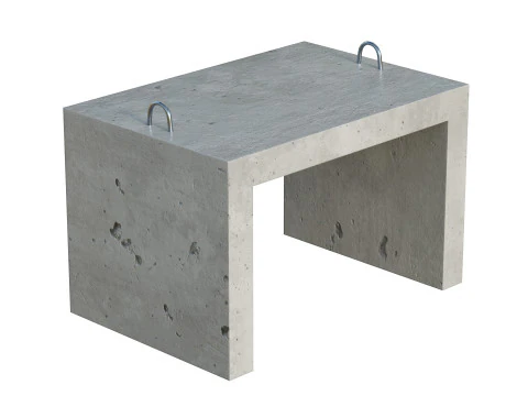 Industrial Concrete Product 3D Model