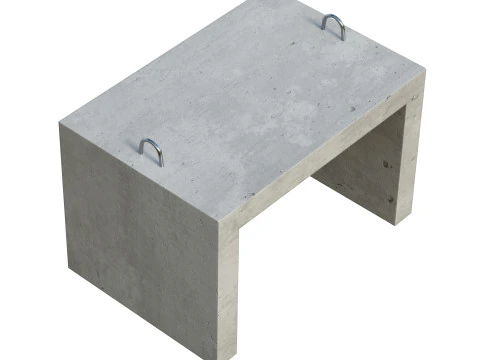 Industrial Concrete Product 3D Model