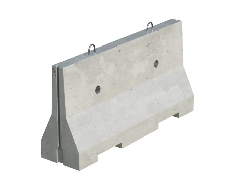 Barriera di cemento Modello 3D