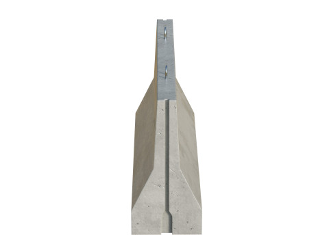 Concrete Barrier 3D 모델
