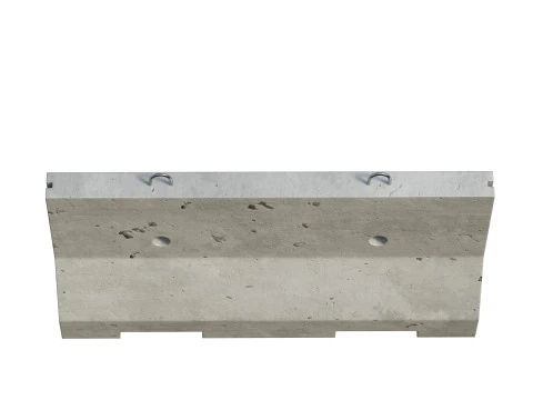 Barriera di cemento Modello 3D