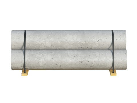 Concrete Barrier Modelo 3D