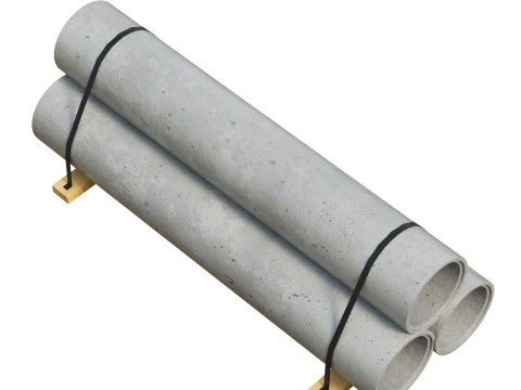 混凝土护栏 3D 模型