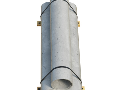 Concrete Barrier Modelo 3D