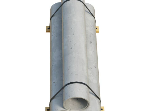 混凝土护栏 3D 模型