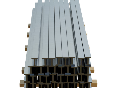Iron Beams Modelo 3D