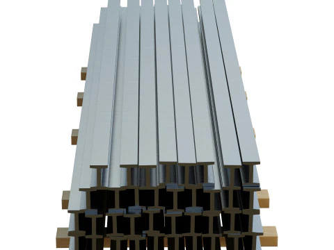 Travi di ferro Modello 3D