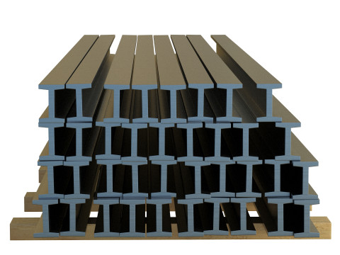 Iron Beams Modelo 3D
