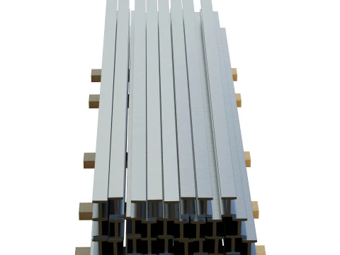 Travi di ferro Modello 3D