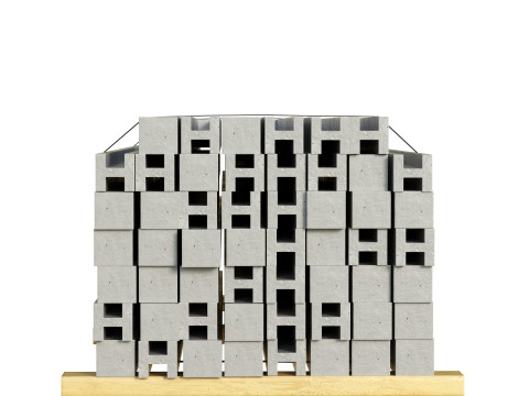 Stacked Concrete Slabs Modello 3D