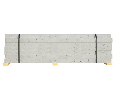 Lastre di cemento impilate Modello 3D