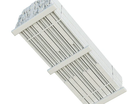 Lastre di cemento impilate Modello 3D