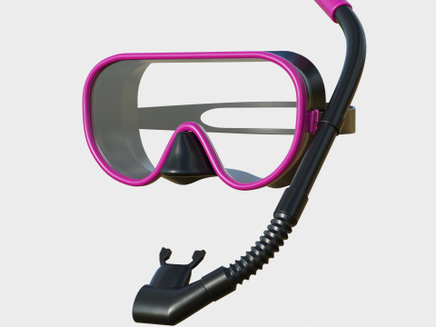 Diving Mask 3D मॉडल
